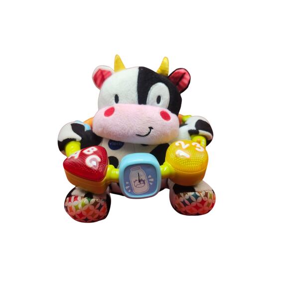 VTech Lil’ Critters Moosical Beads Cow Interactive Learning Plush Toy Works - Picture 1 of 8